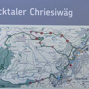Übersichtstafel des Chriesiewegs