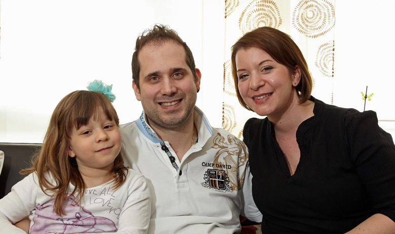 Karl S. avec sa famille Karl S. avec sa famille
